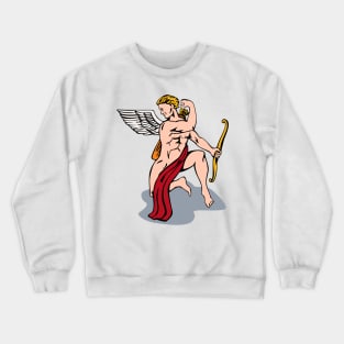 Angel Cupid Bow Retro Crewneck Sweatshirt